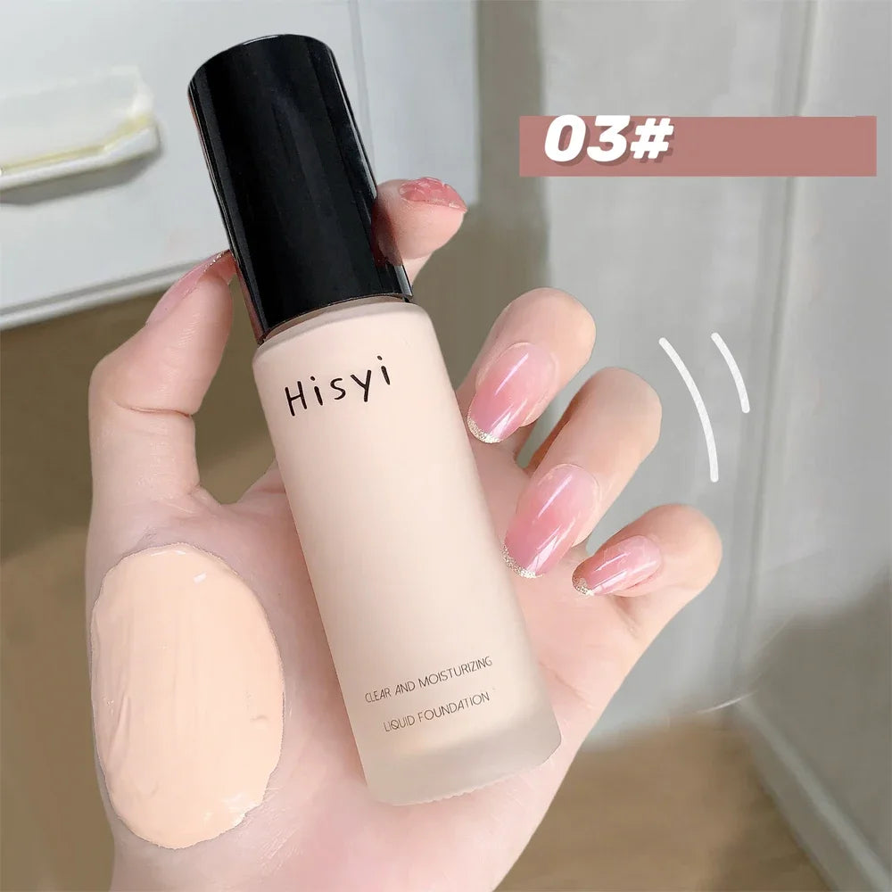 Liquid Foundation High Coverage Makeup Base Lasting Concealer BB Cream Waterproof Oil-Control Face Foundation Makeup...