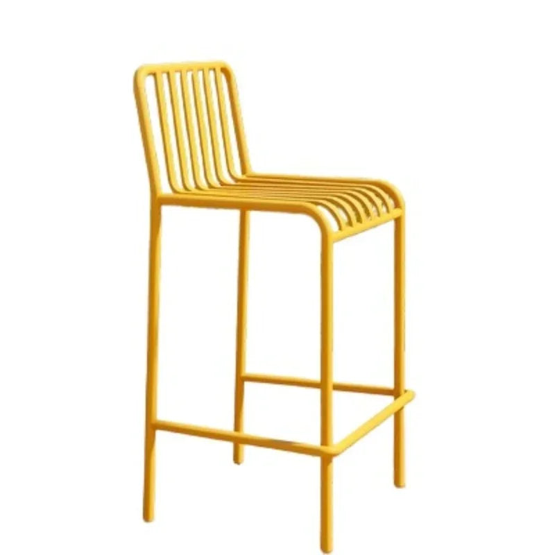 Iron Modern High Chairs Lounge Outdoor Garden Patio Reception Unique Relaxing Bar Stools Fashion Taburetes De Bar Bar...