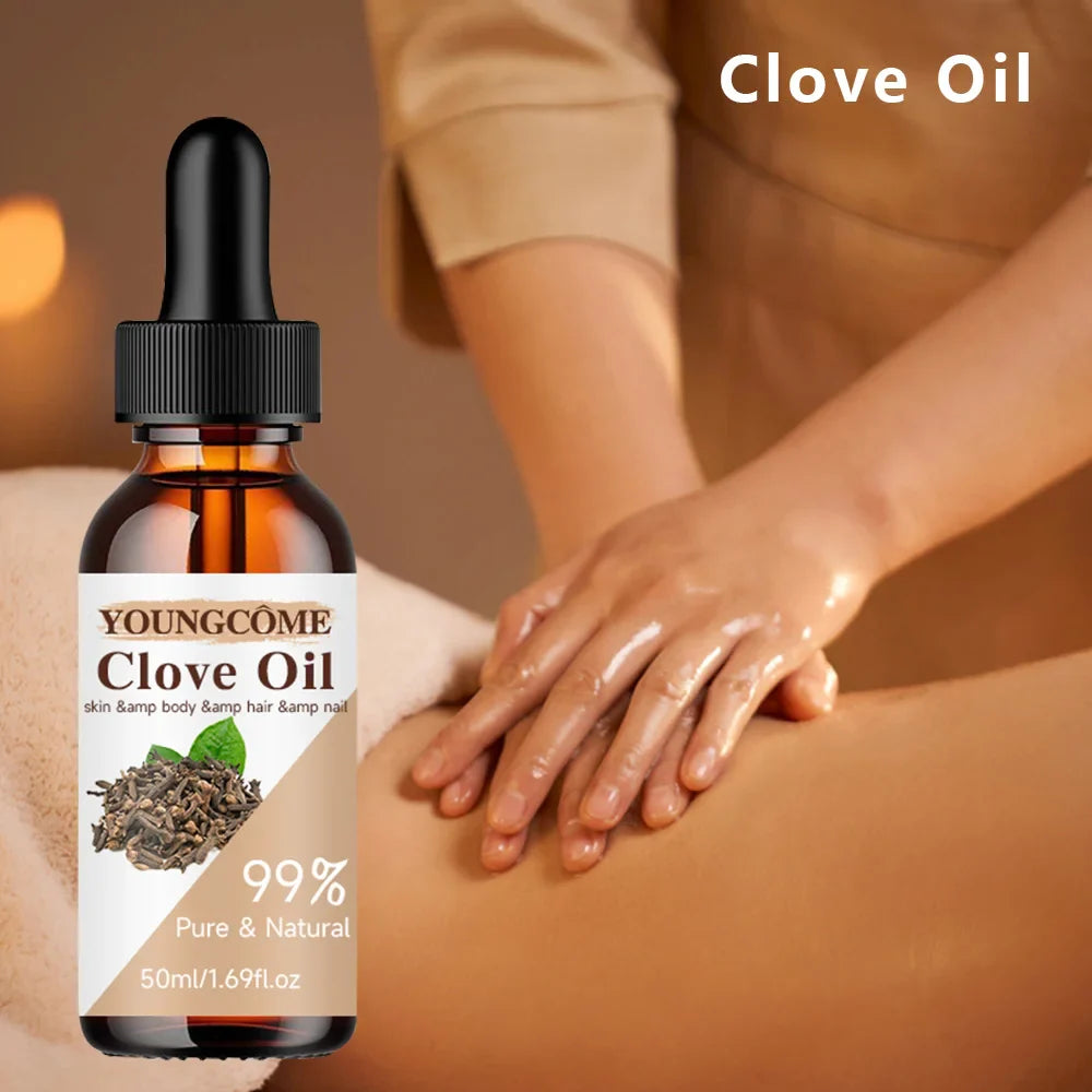 Clove essential oil helps keep skin hydrated and improves skin elasticity shine facial care Moisturizing Repair Anti-aging