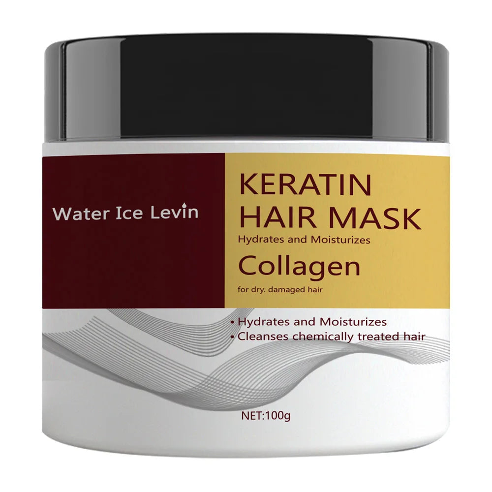 Keratin Hair Mask. Hydrolyzed Keratin Collagen. Hydrates Moisturizes. Repairs Dry Damaged Hair. Coconut Argan Oils....