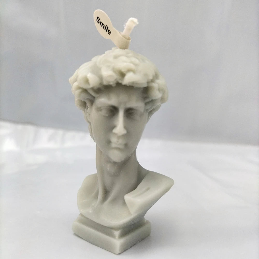 Natural Plant Scented Art Statue Perfume Candles Lavender Wind chime grass White Tea Fragrant Holiday Party Candle 1Pcs