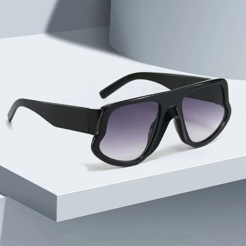 2025 New In Fashion Rectangle Sunglasses Women Brand Designer Eyewear Vintage Small Frame Sun Glasses Ladies Black Square - Kimlud