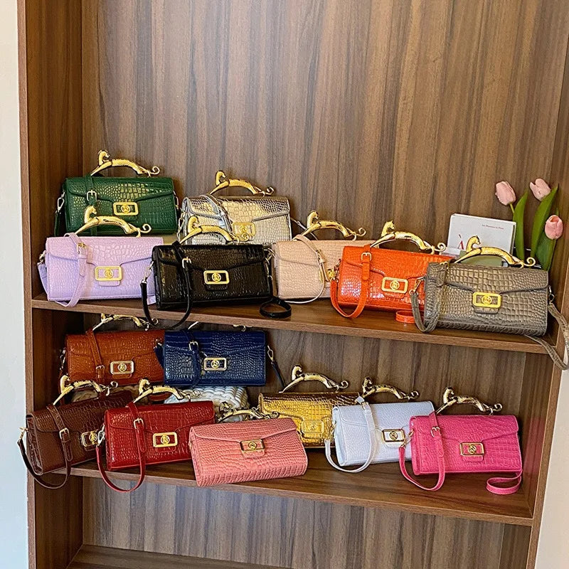 Female Bags Shoulder Crossbody Bag for Women Popular Handbags Lady Shell Bag Fashion Lock Catch Handbag PU Purse...