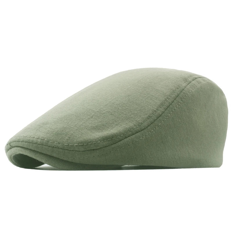 Fashion New Men's Casual Newsboy Hat Flat Cap Winter And Autumn Retro Beret Hat Wild Casual Hats Octagonal Cap Winter...