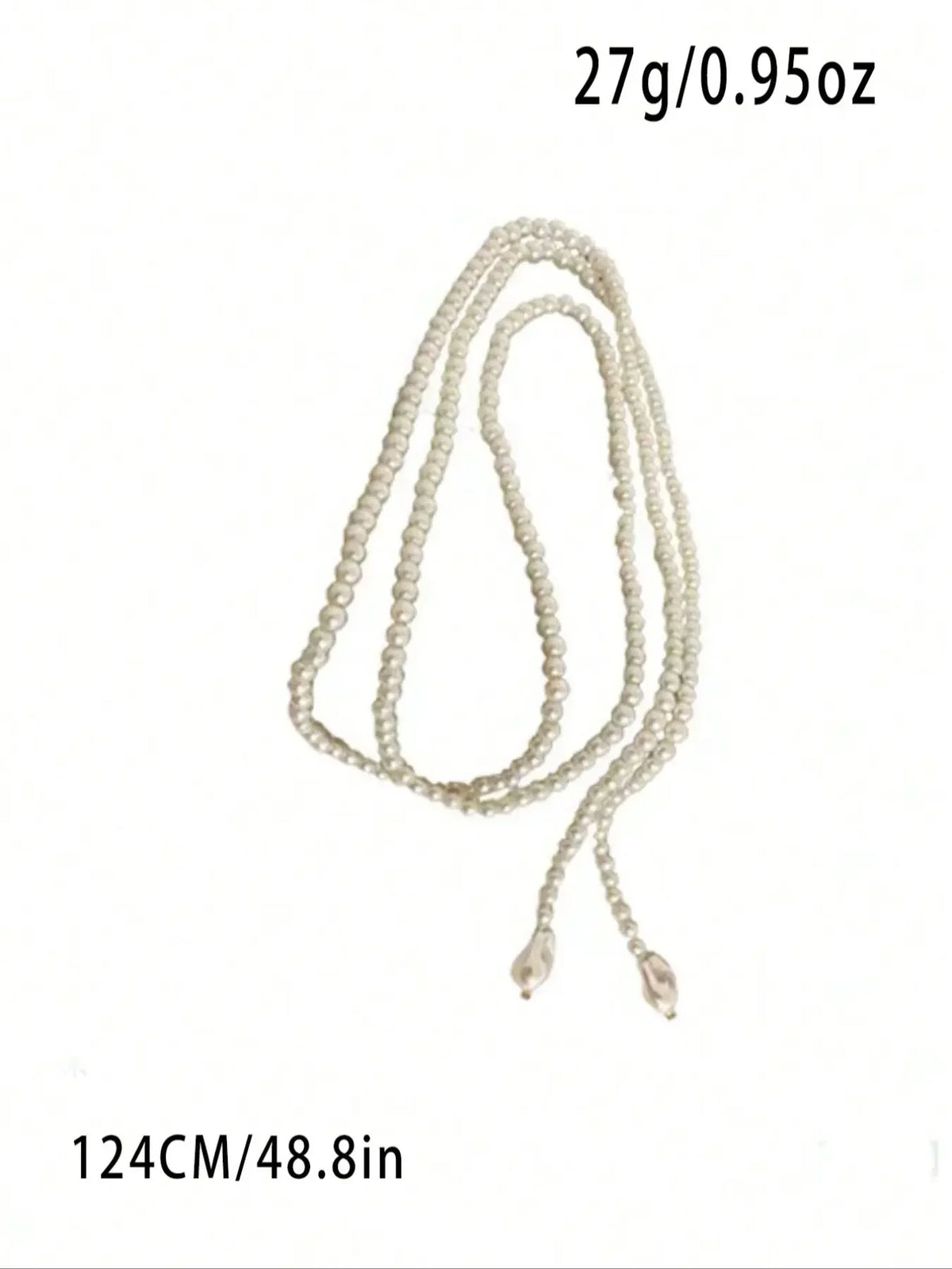 Elegant Multilayer Imitation Pearl Necklace, Dainty Pearl Necklace, Pearl Chain Necklace, Waterdrop Baroque Pendant...