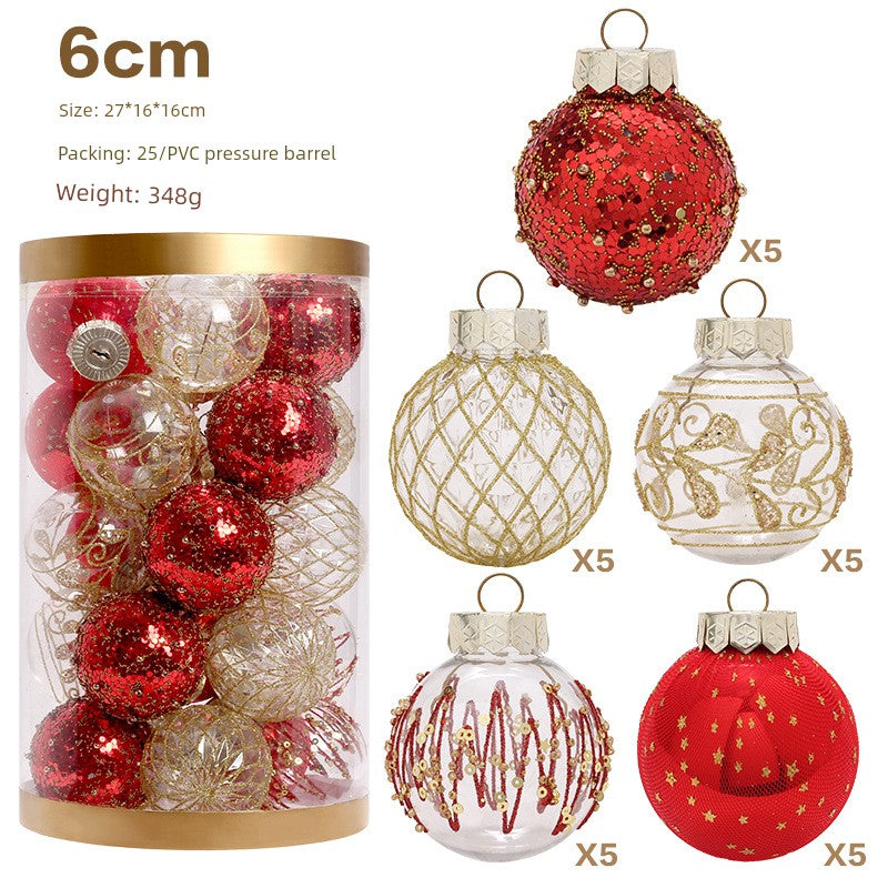 Christmas Tree Led Pendant Gilding Ribbon Christmas