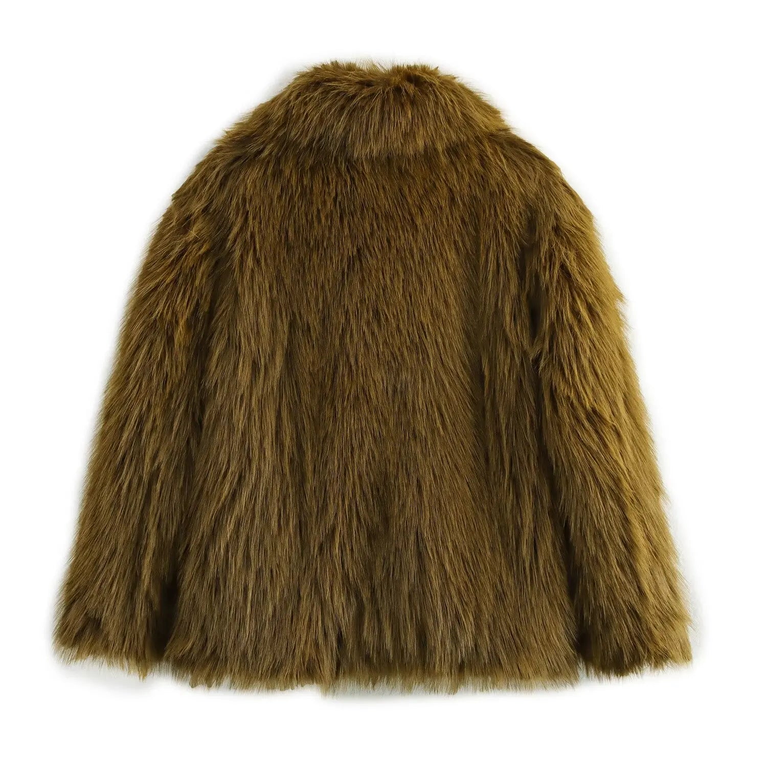 European And American Style Autumn And Winter New Women's Clothing High-end Artificial Fur Effect Lapel Short Jacket