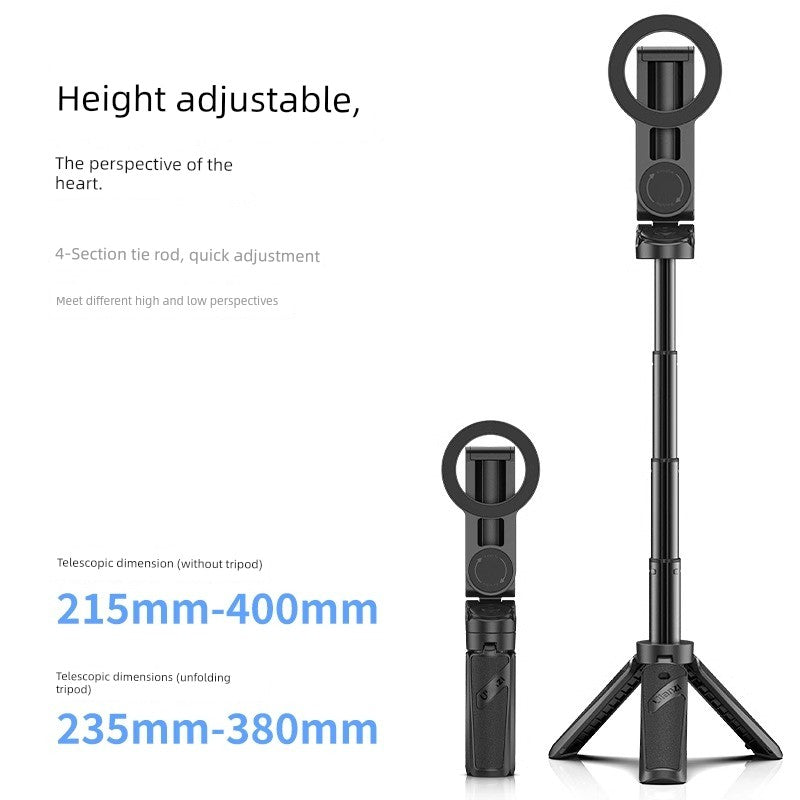 Ulanzi Excellent Basket Jj03 Magnetic Suction Tripod with Handle Three-in-One Bluetooth Selfie Stick Mobile Phone Bracket Camera Aid