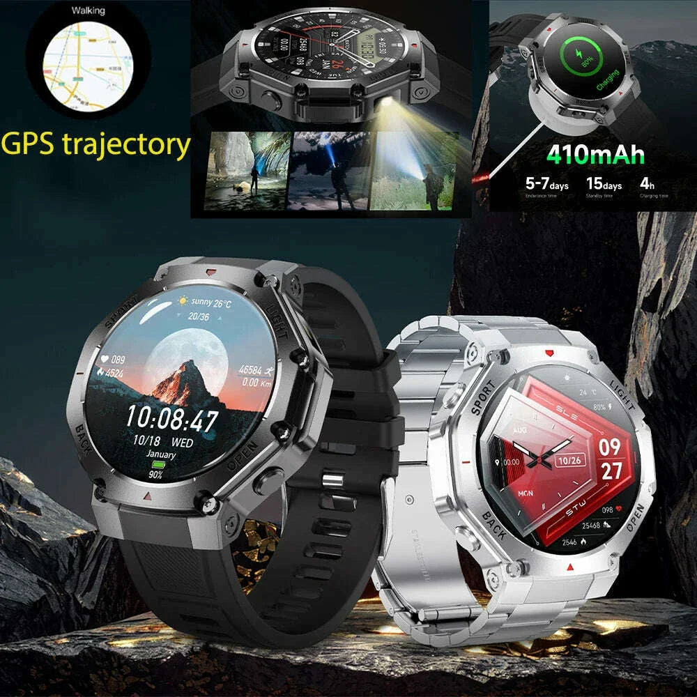 2025 New LED Smart Watch Men's HD AMOLED Bluetooth Call Waterproof Smartwatch Heart Rate Monitoring Women's Health Smart Watches