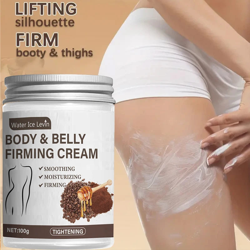 Caffeine Collagen Firming Cream - 100g Contains Caffeine and Coconut Oil, Rich in Vitamin E, Unscented, Tightens and...