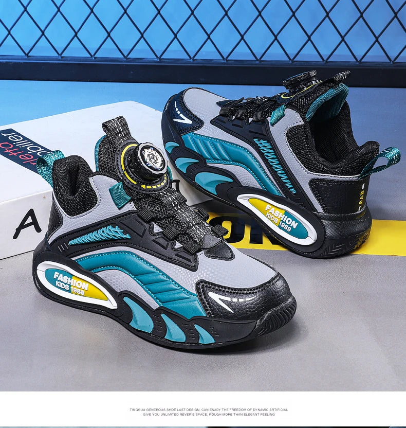 New Arrival Children Shoes Girls Boys Fashion Sneakers Comfortable Kids Sports Shoes Breathable Casual Leather Outdoor...