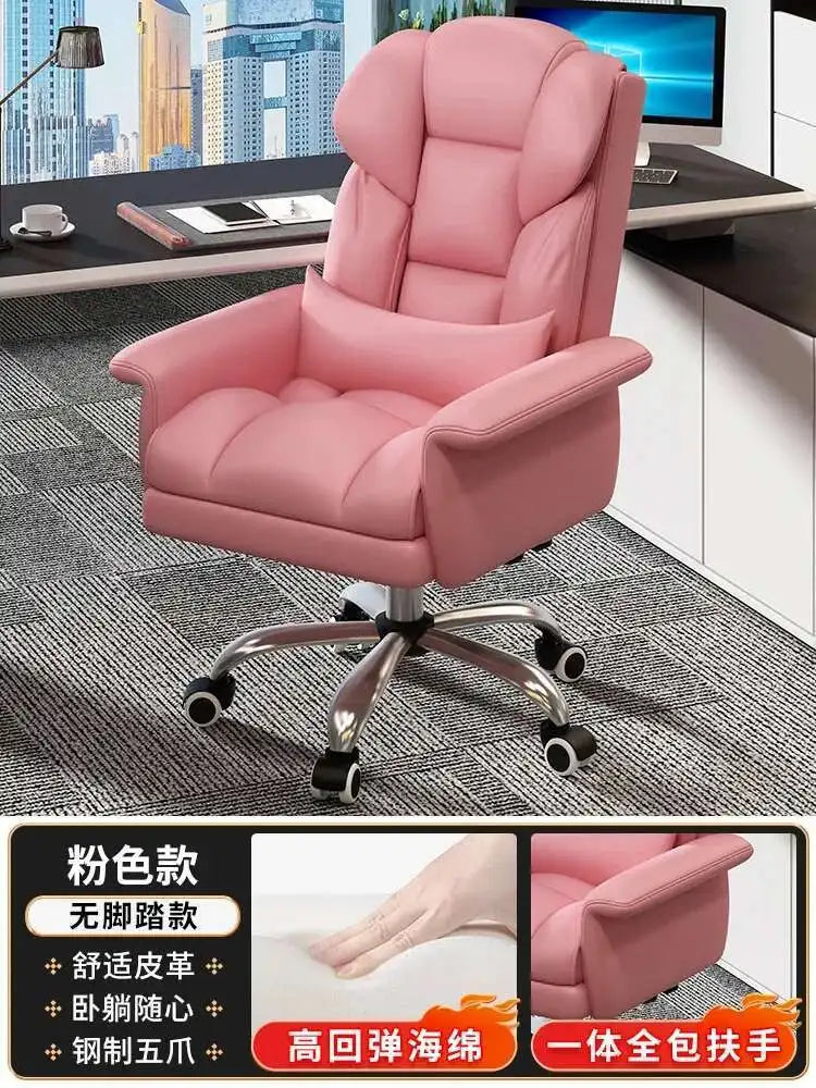 Comfortable Chair Gaming Chairs Pc Sofa Living Room Chairs Pink Gamer Chair Furnitures Computer Desks Mobile Work Reclining - Kimlud
