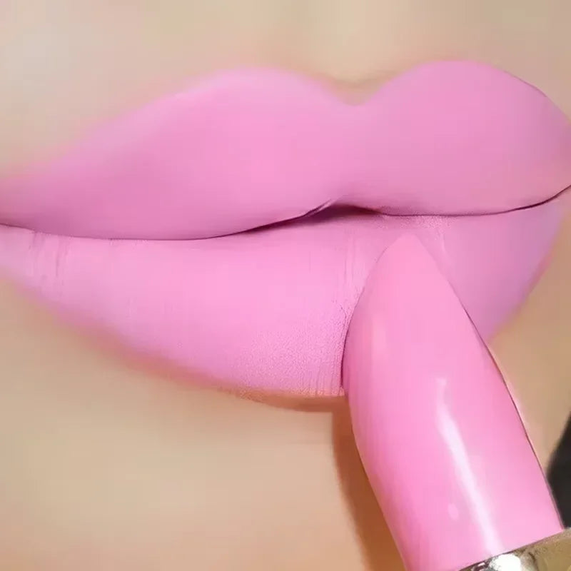 Long Lasting Velvet Matte Lipstick Waterproof Non-stick Cup Lip Sticks Sexy Nude Brown Red Pink Lipsticks Women Makeup...