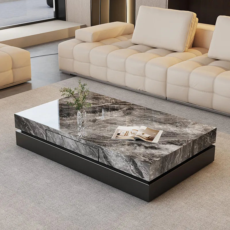 Italian Minimalist Coffee Table Simple Aesthetic Decoration Modern Coffee Table Nordic Luxury Mesas Bajas Postmodern Furniture - Kimlud