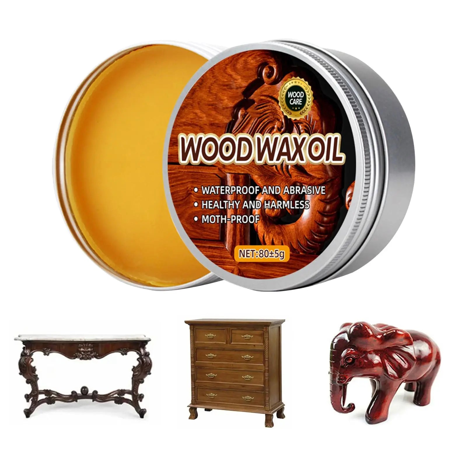 Environmentally Friendly Wood Wax Oil Original Mahogany Furniture Solid Brightening And Moisturizing Oil Wood Floor...