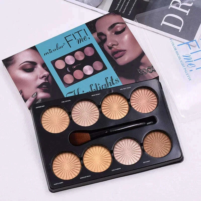 NEW 12 Color Matte Trimming Makeup Palette Face Basic Makeup Foundation White Brown Female Cosmetic Lasting Nature Water Proof