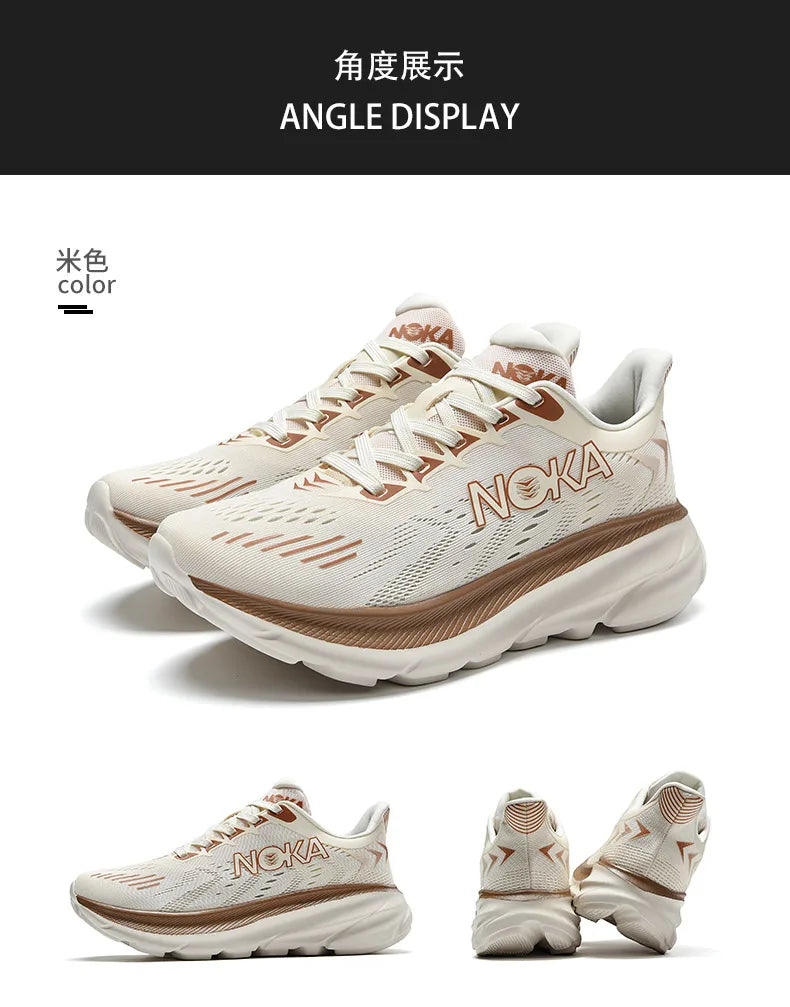 Marathon Carbon Plate Air Cushion Men Sports Running Shoes Breathable Lightweight Women's Comfortable Athletic Nonskid Sneakers - Kimlud