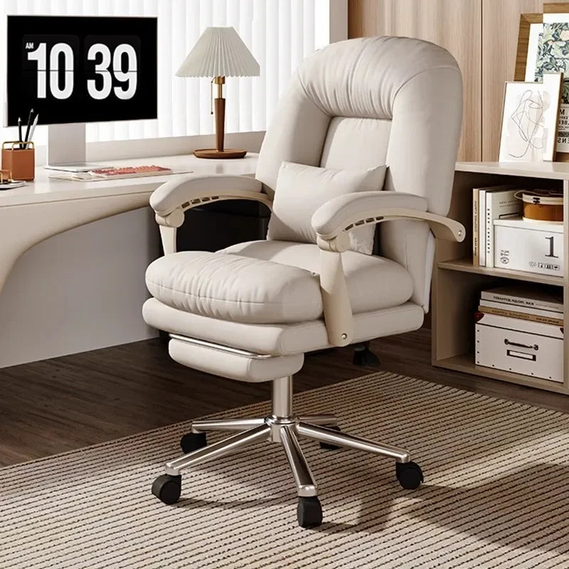 A Contemporary Comfort Synthetic Leather Boss Chair Reclining Office Chair With Sofa Design Business and Home Use - Kimlud
