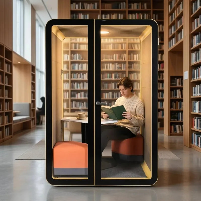 Multi-Functional Soundproof Booth Dual-Purpose Work And Rest Acoustic Pod Customized Internal Facilities For Open Office Public