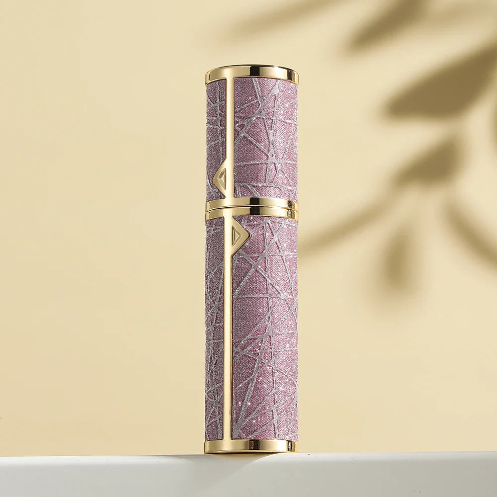 5ml Leather Perfume Atomizer Portable Liquid Cosmetics Containers Traveling Mini Perfume Refillable Bottles Empty Spray