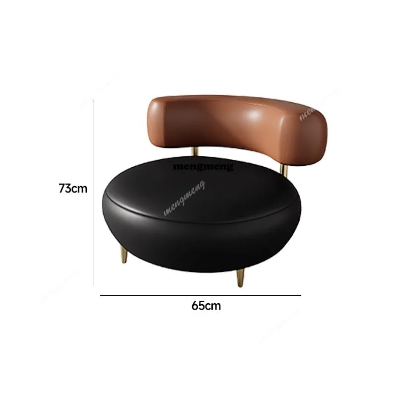 Round Curved Living Room Sofas Pouf Armchair Couch Lazy Office Living Room Sofas Recliner Sectional Muebles Library Furniture
