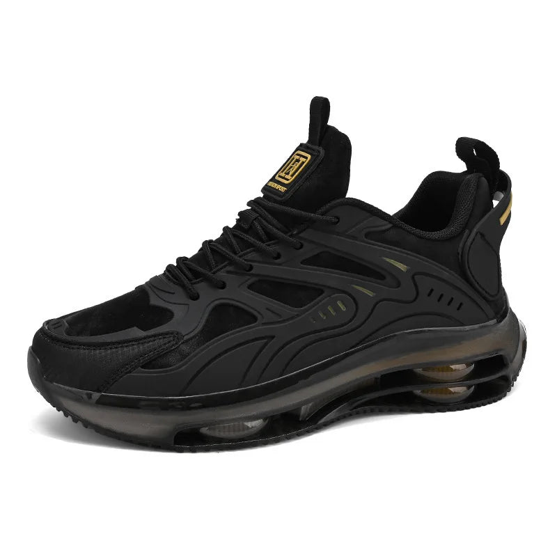Men Breathable Mesh Air-cushion Running Sneakers Trendy Shock Absorb Training Shoes Men's Basketball Shoes Zapatillas De Deporte