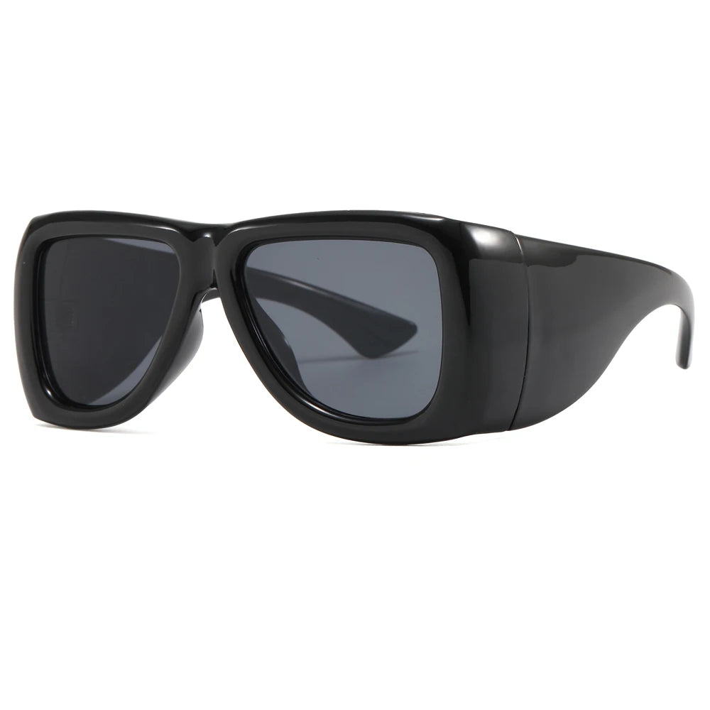 Y2K new fashion oversized square Y2K sunglasses for women luxury brand black punk sun glasses men cool hip hop shades outdoor - Kimlud
