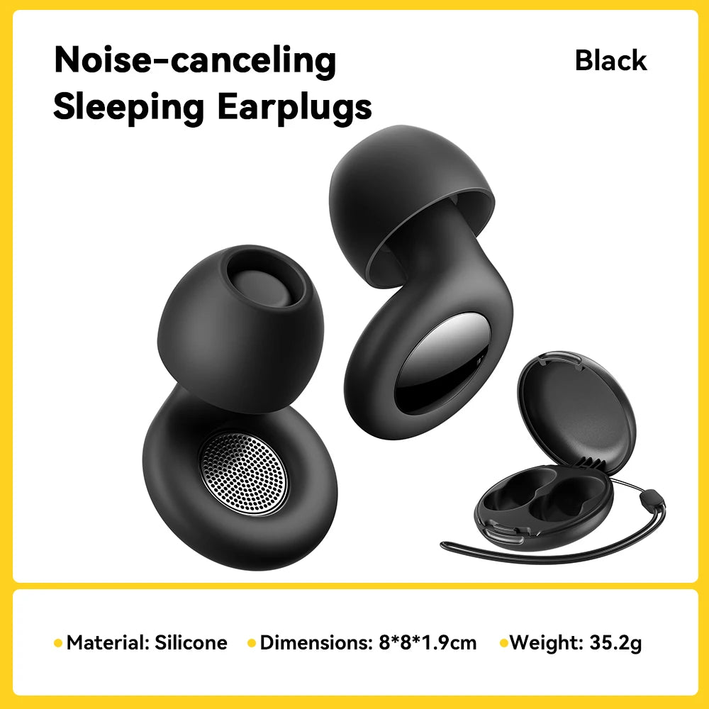 ESSAGER Noise Cancelling Ear Plugs for Sleeping Soft Silicone Sleep Earplugs Noise Reduction Earbuds for Sleep Work Study Travel - Kimlud