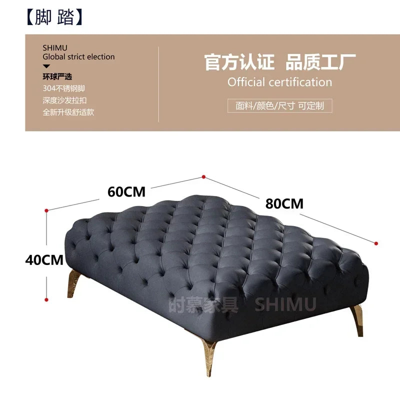 Italian Genuine Leather Sofas Sectional Modern Luxry Designer Loveseat Sofa 3 Piece Set Woonkamerbanken Living Room...