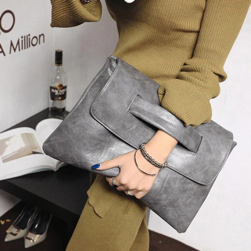 PU Leather Handbag Fashion Women's Envelope Clutch Bag Female Crossbody Bags Ladies Messenger Laptop Tablet Storage Bags