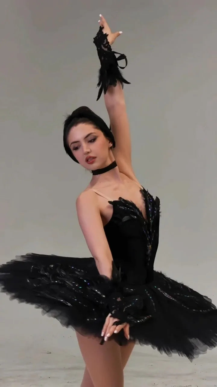 Women's Black Feather Mini Evening Dress Angel Wing Sequin Corset Cocktail Gown Luxury Party Wear Elegant Costume