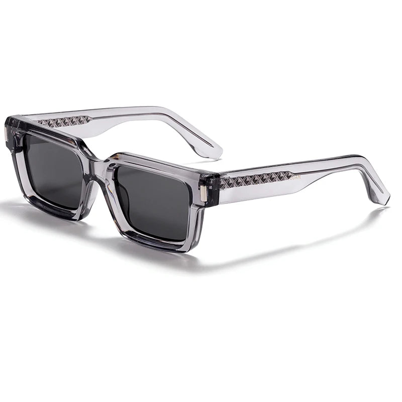 HBK Punk Vintage Square Men's Sunglasses Brand Design Small Frame Sun Glasses Party Travel Glasses Gift Ideal Choice - Kimlud
