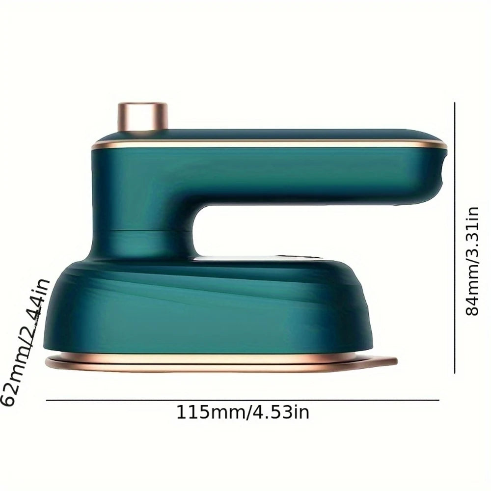 Handheld Portable Mini Garment Steamer Steam Iron Wet Dry Ironing Machine Alloy Ceramic Panel Lightweight Travel Home Clothes Ir - Kimlud