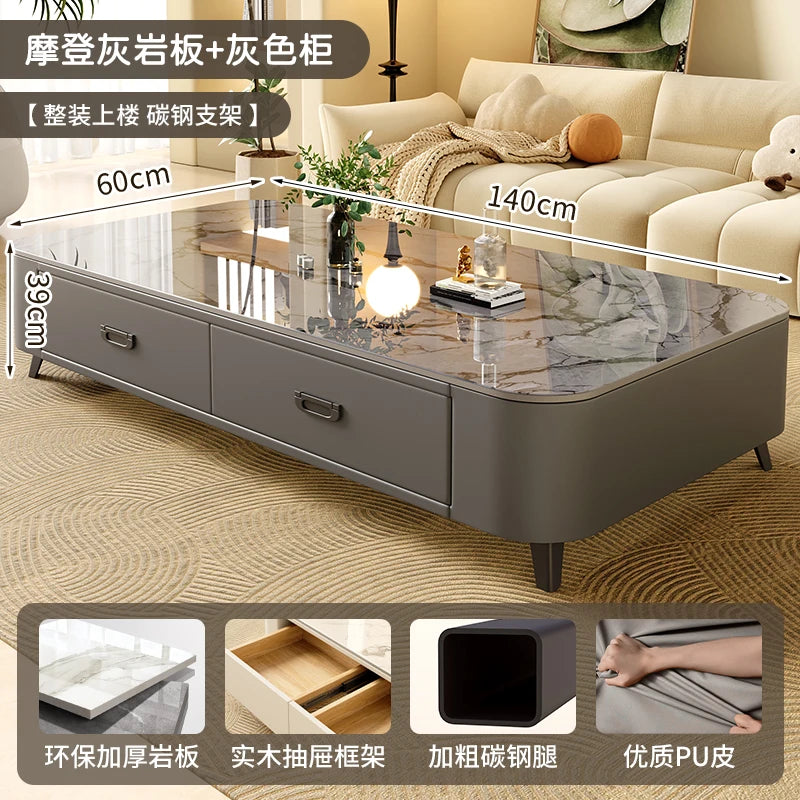 Cheap Cute Coffee Table Clear Simple Designer Modern Luxury Decoration Side Table Writing Mesas Bajas Living Room Furniture - Kimlud