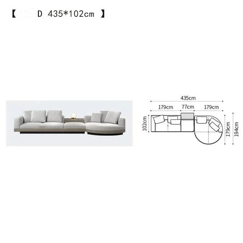 For Italian Minimalist Fabric Sofa Set Living Room Furniture Modern Sofa Set Living Room Furniture Sofa Set - Kimlud