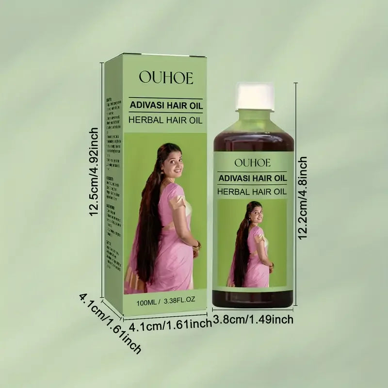 100ml Hair Growth Oil Herbal Hair Care Rosemary Prevent Hair Loss Repair Damaged Hydrate Moisturize Nourishing Scalp Essence