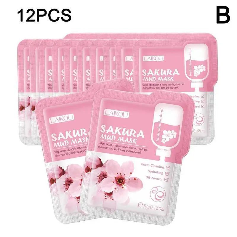 1/5/10PCs Bio Collagen Face Mask Shrink Pores Deep Hydrating Overnight Mask Moisturizing Refreshing Brightening Face...