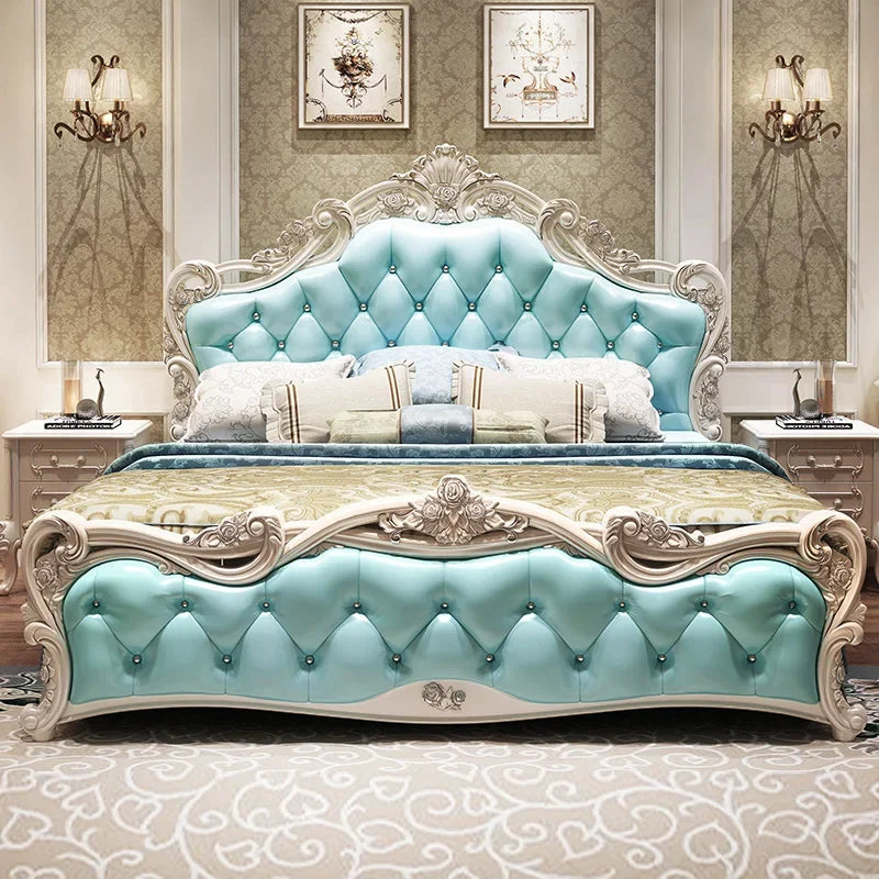 Princess Modern Designer Bedroom Set Double High End Bedding Luxury Bedroom Set Girl Design Letti E Mobili Nordic Furniture - Kimlud