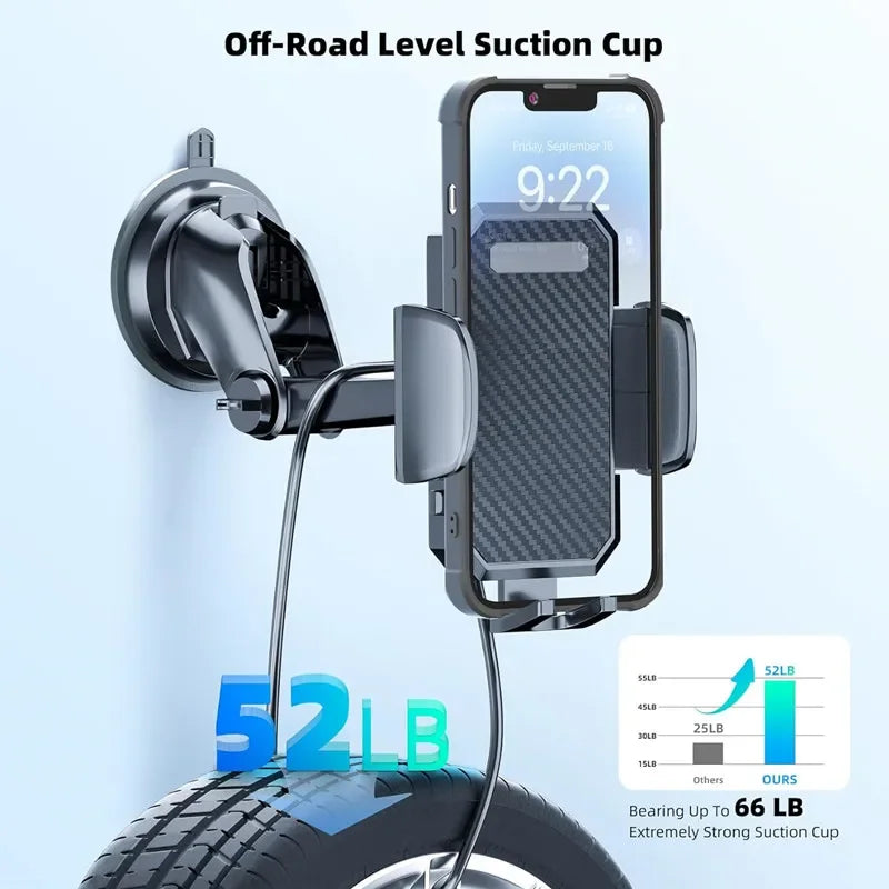 Car Phone Holder 360° Windshield Mobile Cell Support Smartphone Universal Mount Stand For iPhone 12 11 7 8 Samsung Huawei