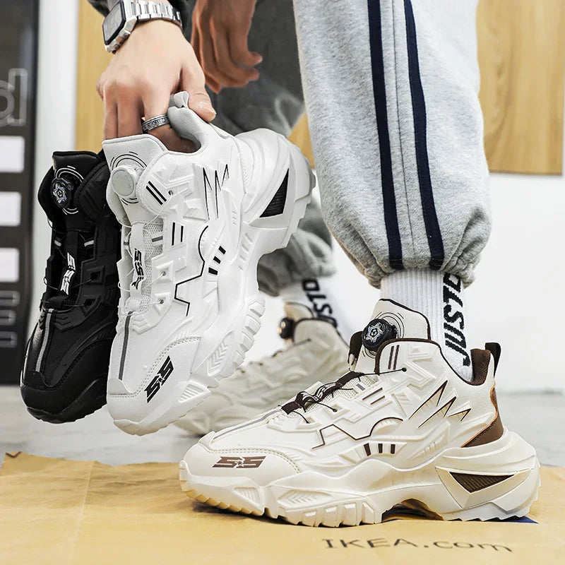 ELUVA Men Sneakers Running Shoes Lightweight Breathable Walking Shoes Non Slip Casual Sports Shoes for Men Gym Workout Training - Kimlud