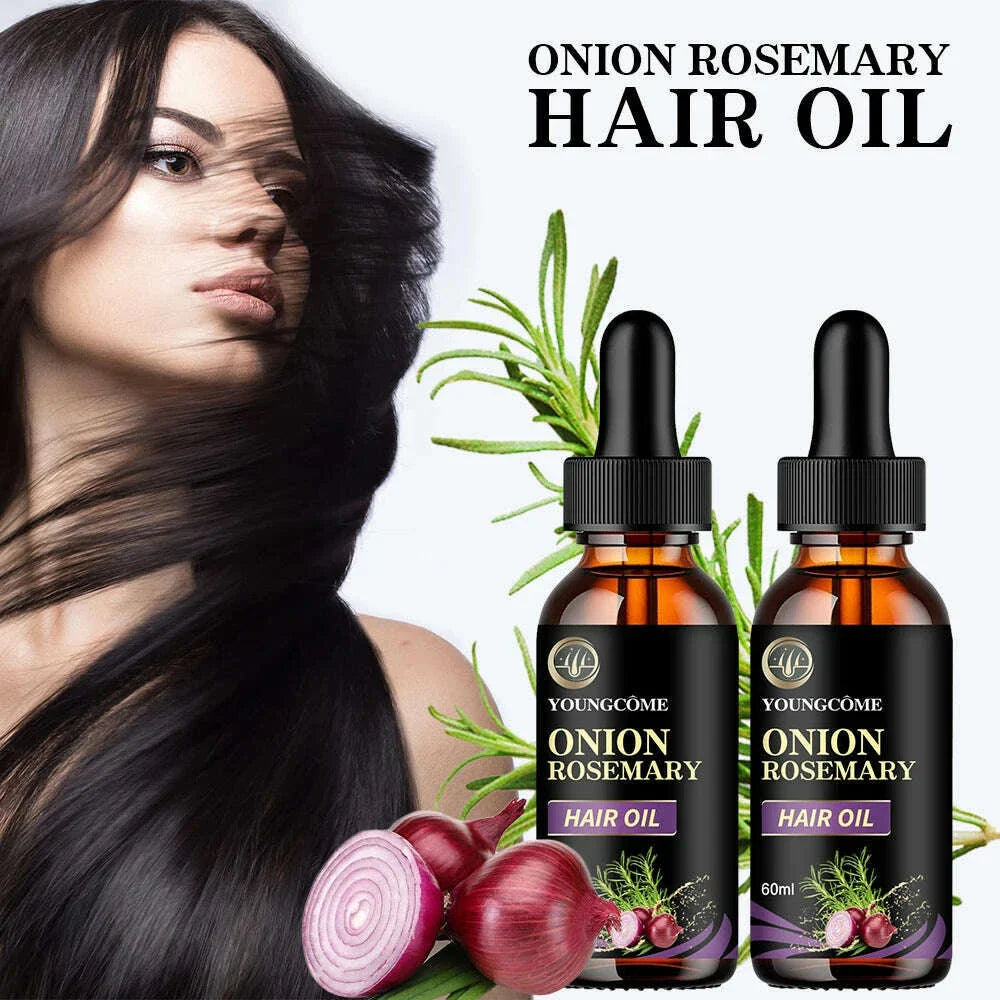 Hair Rapid Growth Essential Oil Onion Rosemary Hair Care Essential Oil Hair Regeneration Effective Hair Loss Product