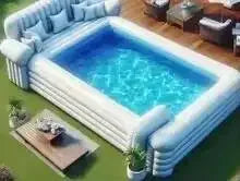 Commercial Customized Inflatable Sofa Pools Swimming With Portable Lounge for Party | Kimlud Outdoor Luxury Table