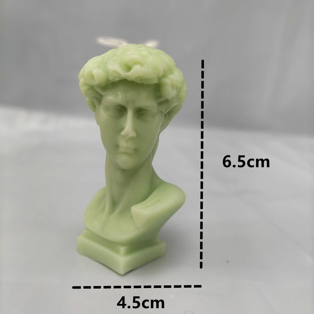 Natural Plant Scented Art Statue Perfume Candles Lavender Wind chime grass White Tea Fragrant Holiday Party Candle 1Pcs