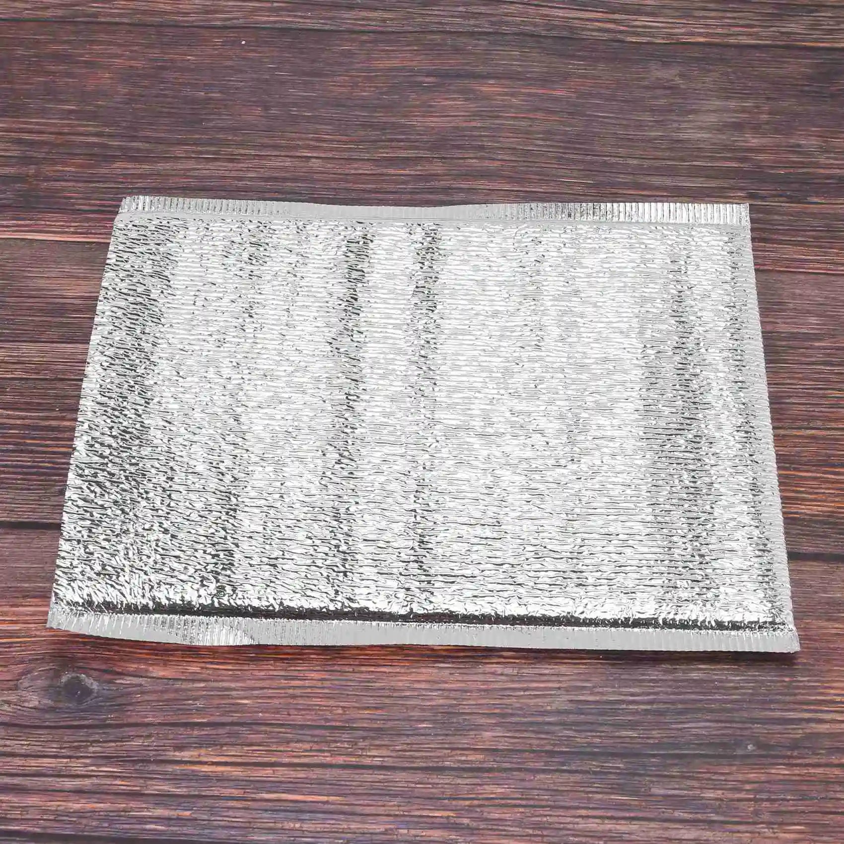 50Pcs Lunch Cooler Bag Insulation Folding Picnic Portable Ice Pack Food Thermal Bag Food Delivery Drink Carrier Insulated Bag