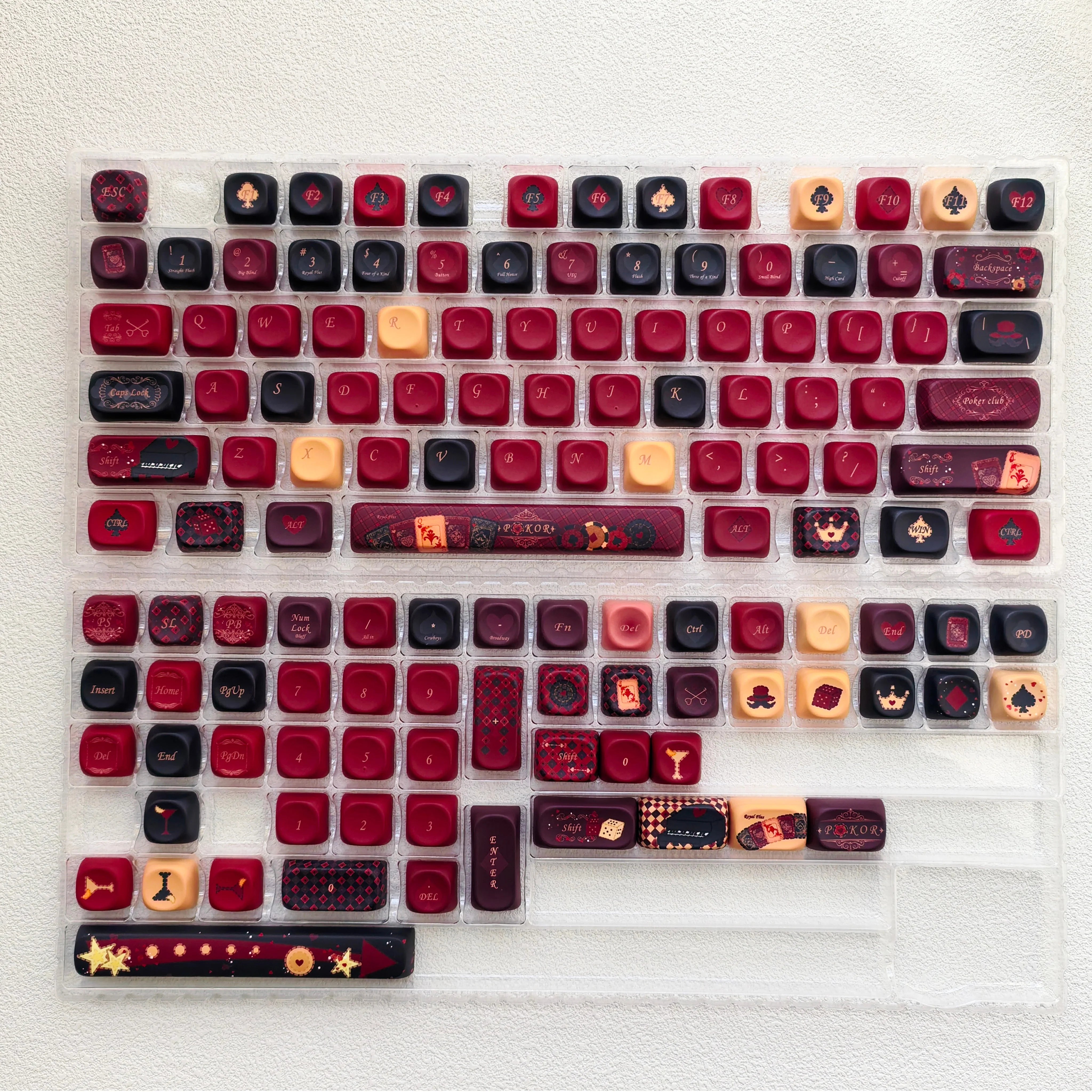 125 Keys Milky Way White Dye-Sublimation Keyboard Keycaps MOA Profile Cute PBT Key cap for Cherry MX Switches Gaming Keyboard