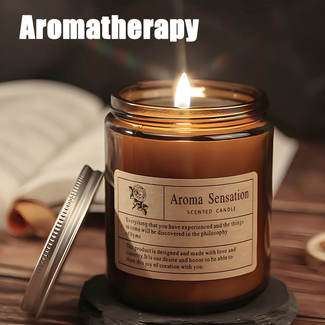 Scented Candle Handmade Soy Wax Aromatherapy Candle Valentines Mothers Day Christmas Birthday Graduation Lavender Scented Gift