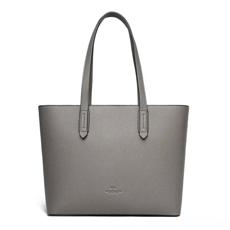 Genuine High Quality Large Capacity Shoulder Bag Female Tote Bag New Luxury Designer Handbag For Fashion Women Brand Shopper Bag - Kimlud