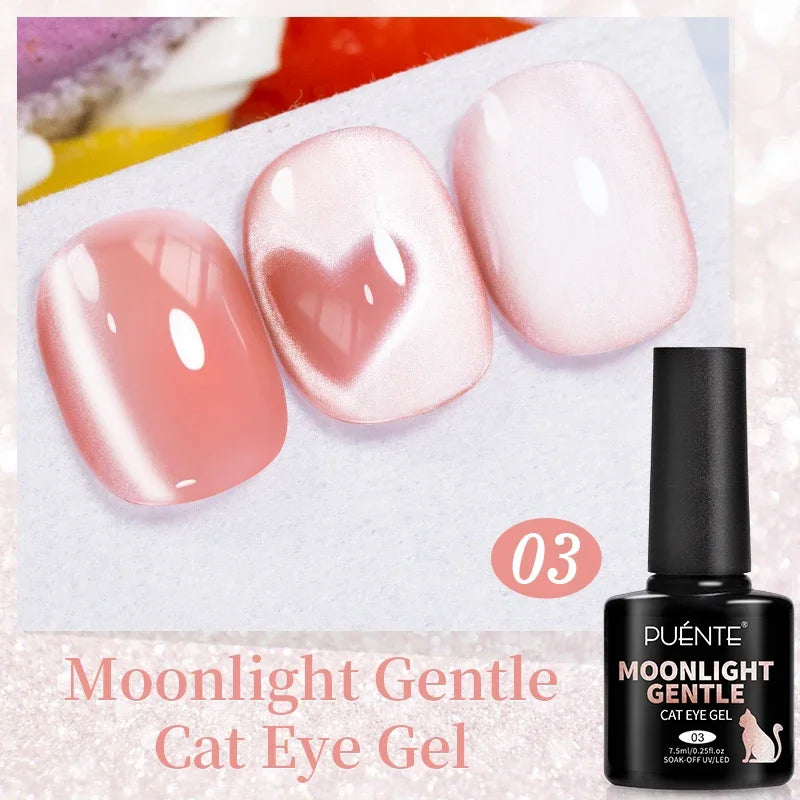 7.5ML Sparkling Reflective Glitter Gel Nail Polish Pink Purple Red Blue Colors Dark Flashing Nail Gel Soak Off UV Nail Varnish