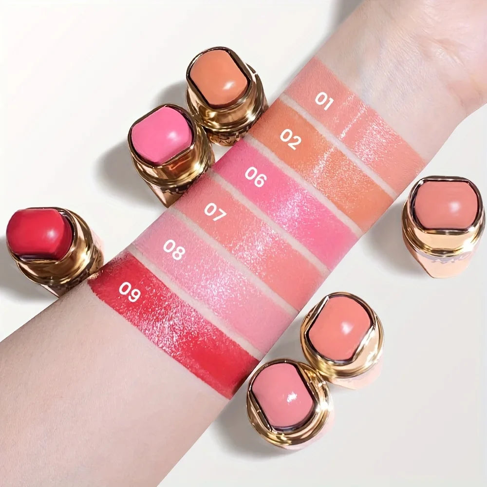 Blush Stick, Natural Nude Makeup Brightening And Embellishing Three-Dimensional Makeup, Facial Multi-Functional, Lips, Blush