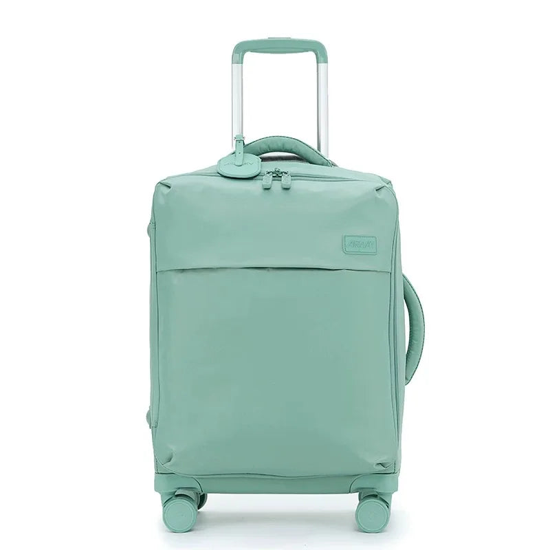 Waterproof Oxford cloth ultra light luggage box with swivel wheels 20/24/26 inches, high aesthetic zipper travel case - Kimlud